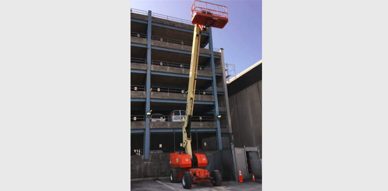 Cherry Picker Instead Of Stairs