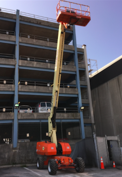 Cherry Picker Instead Of Stairs